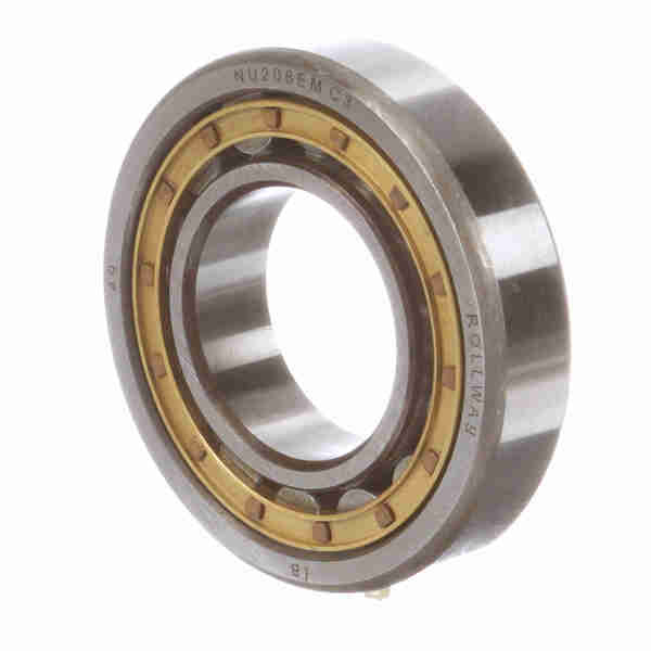Rollway Bearing Cylindrical Bearing – Caged Roller - Straight Bore - Unsealed NU 2208 EM C3